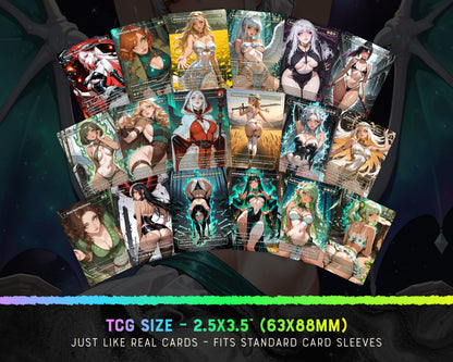 Win the Game Tricks waifu Commander proxy deck, presentation 09