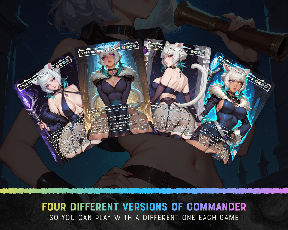 Y'shtola Kitties waifu Commander proxy deck, presentation 03