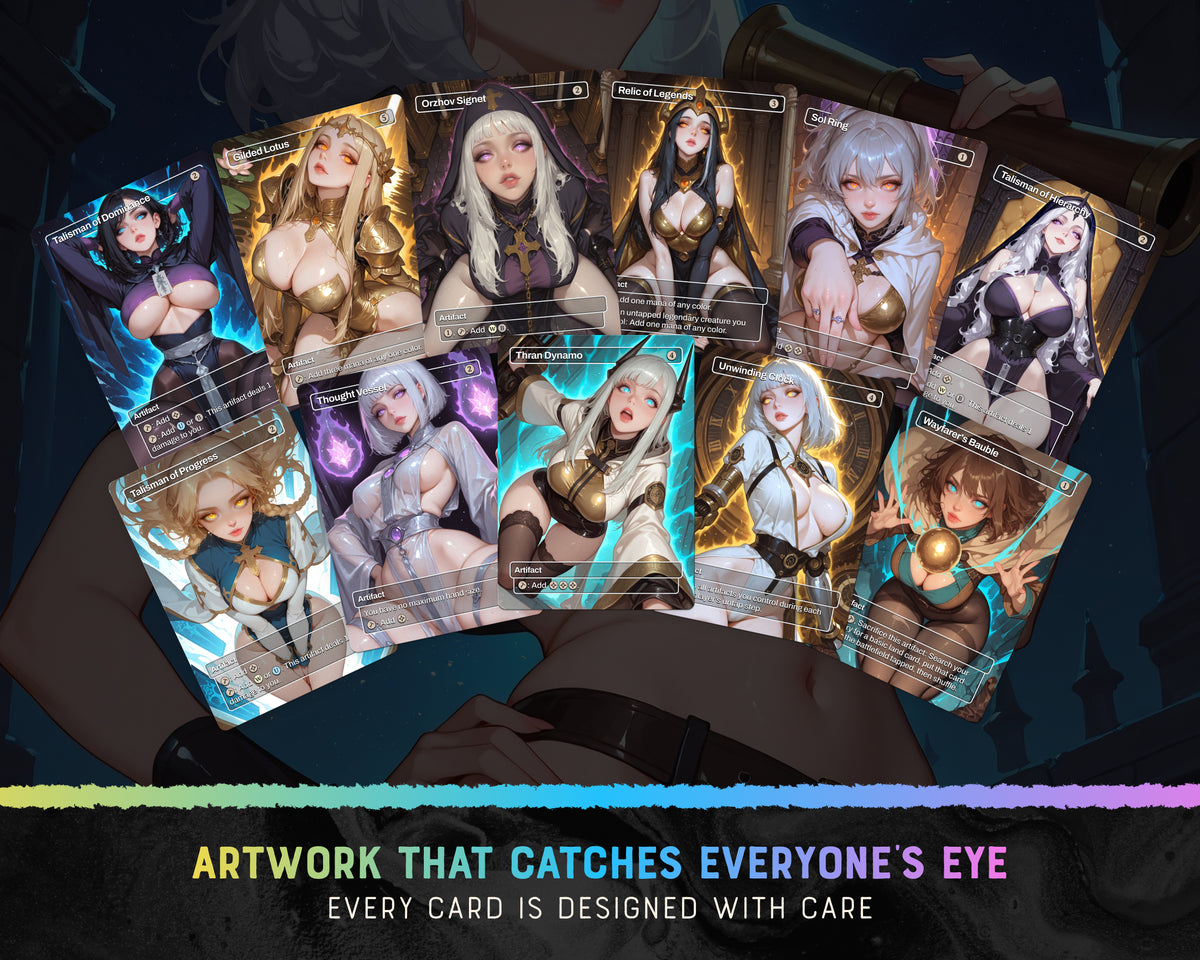 Y'shtola Kitties waifu Commander proxy deck, presentation 10