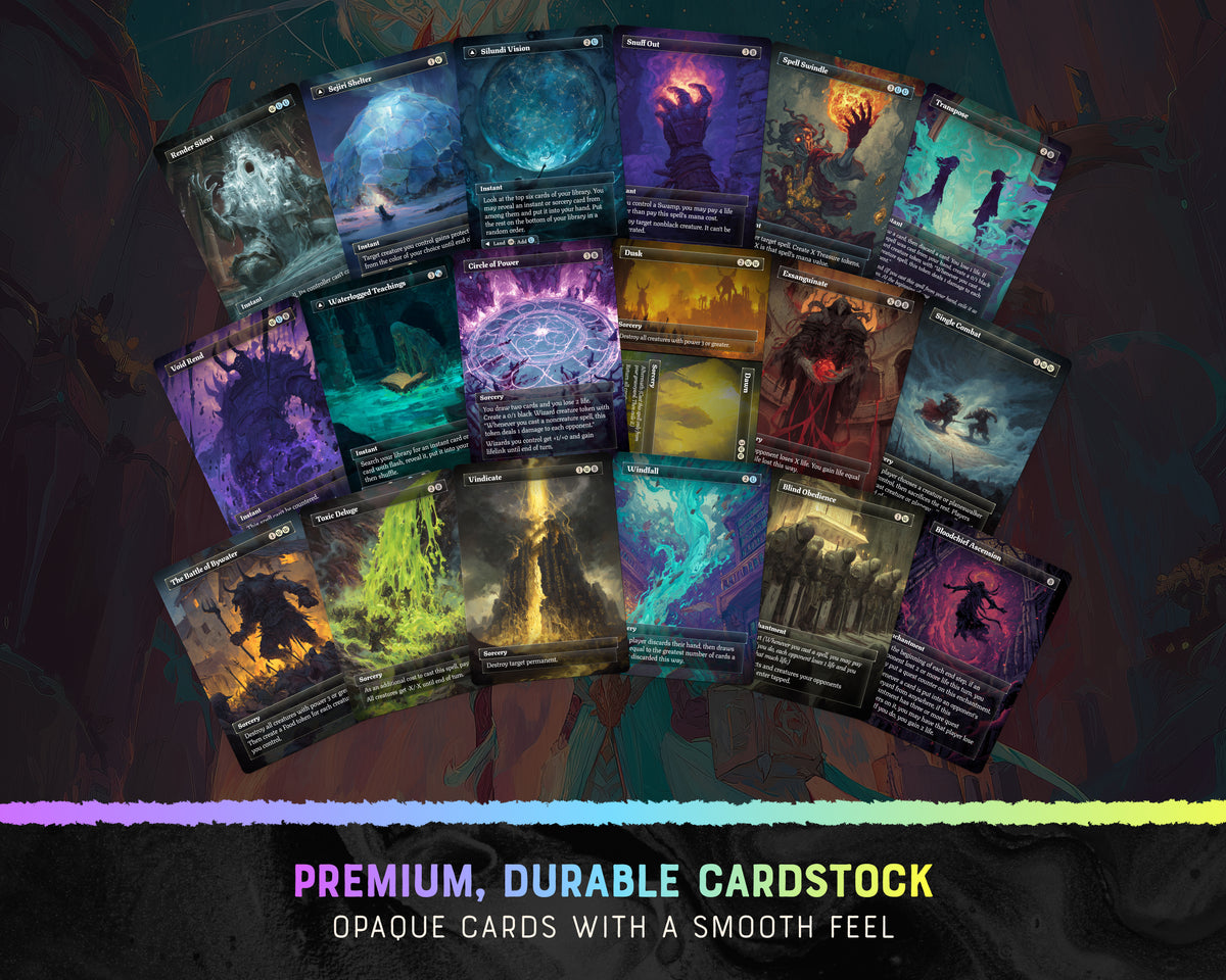 Y'shtola Spellslinger fantasy Commander proxy deck, presentation 07