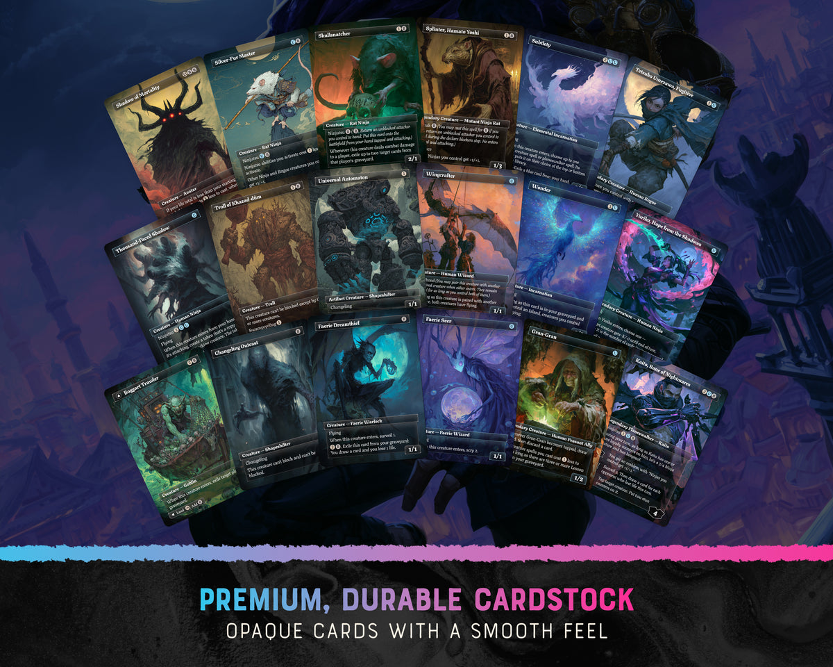 Yuriko Ninjas fantasy Commander proxy deck, presentation 07