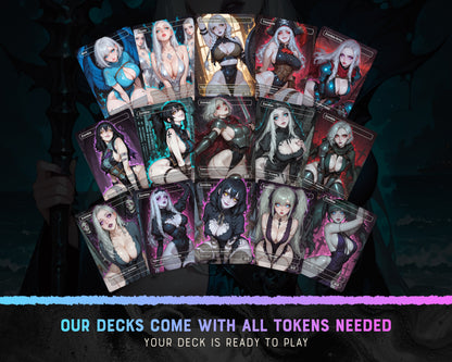 Zombie Tribal waifu Commander proxy deck, presentation 04
