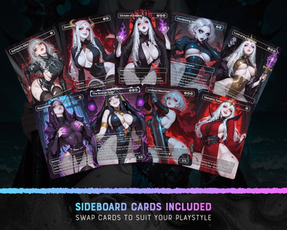 Zombie Tribal waifu Commander proxy deck, presentation 05