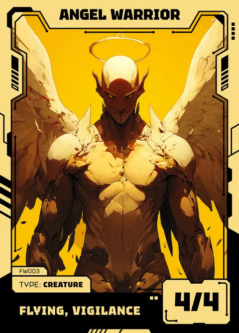 Angel Warrior — Future Wave custom card design by TokenFella