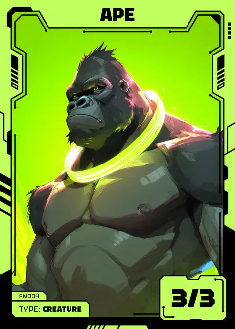Ape — Future Wave custom card design by TokenFella