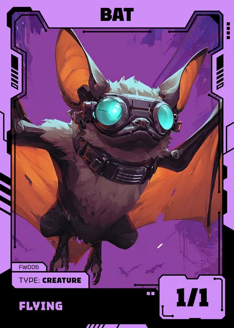 Bat — Future Wave custom card design by TokenFella