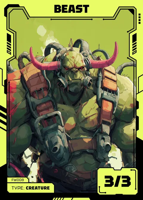Beast — Future Wave custom card design by TokenFella