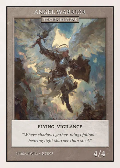 Angel Warrior — Vintage Archives custom card design by TokenFella