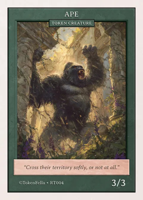 Ape — Vintage Archives custom card design by TokenFella