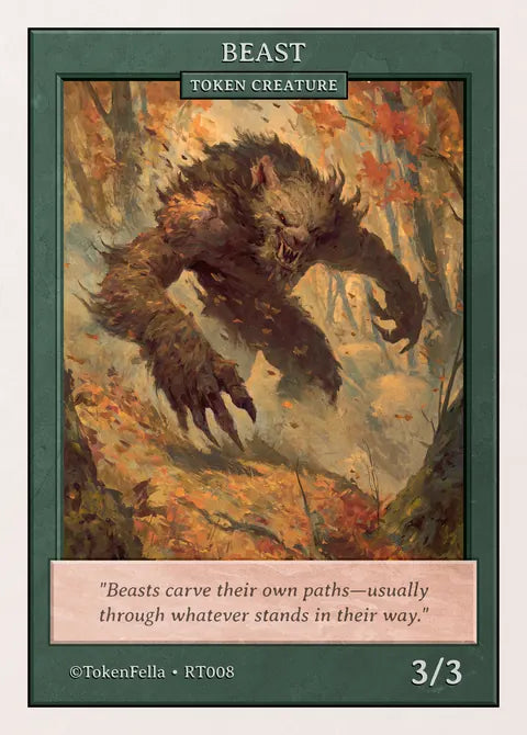 Beast — Vintage Archives custom card design by TokenFella